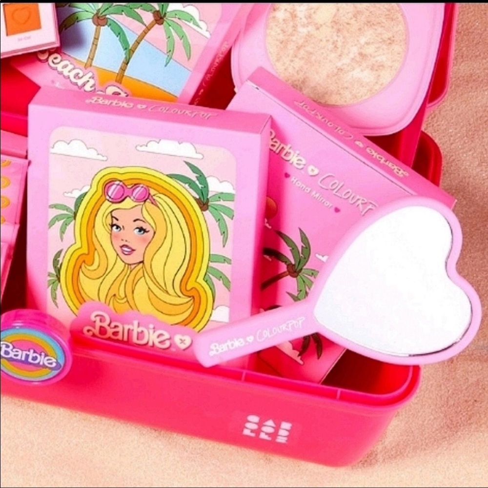 Colourpop x Malibu Barbie Full Size Hand Mirror - Picture 2 of 8